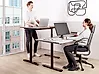 Electric Adjustable Standing Desk DESTINAS 120 cm x 72 cm Grey/ Black