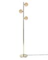 Stehlampe Metall / Rauchglas gold 154 cm 3-flammig Kugelform RAMIS_841491
