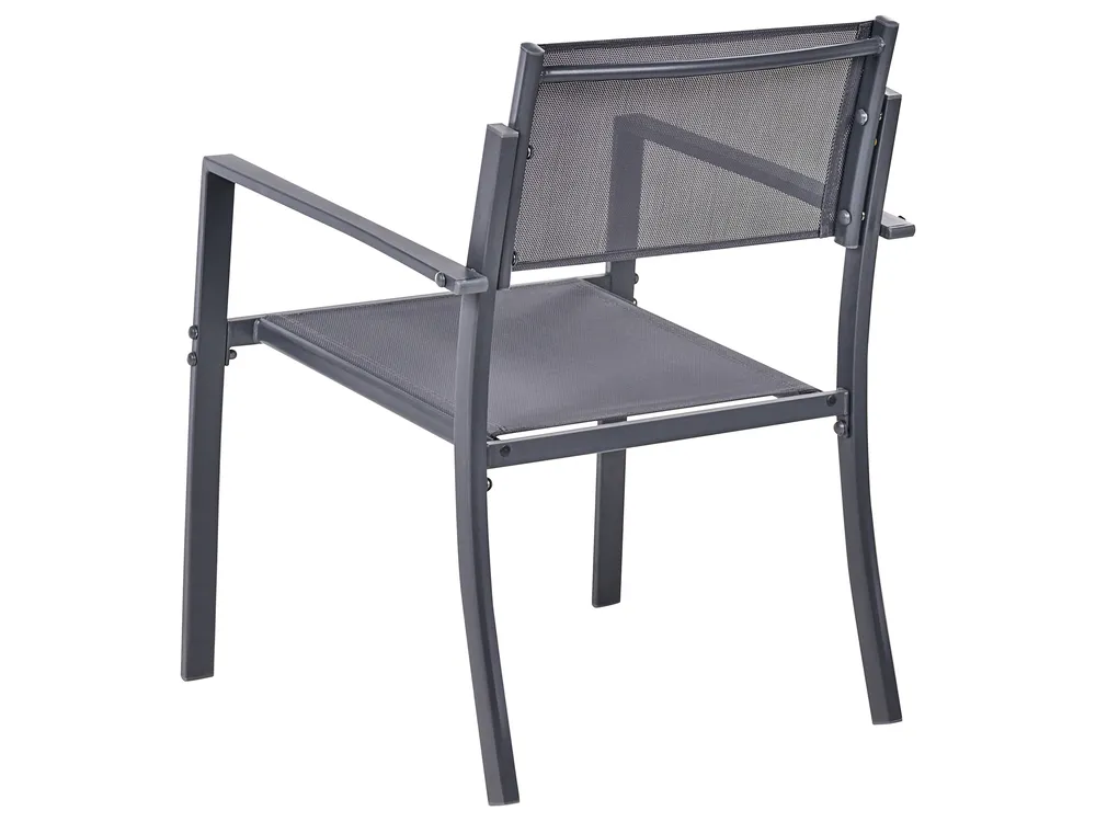 Bistro Set TAVOLETO Metal Dark Grey_1044783