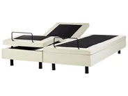 Letto regolabile senza testiera Tessuto DUKE II 180 x 200 cm Beige_988279