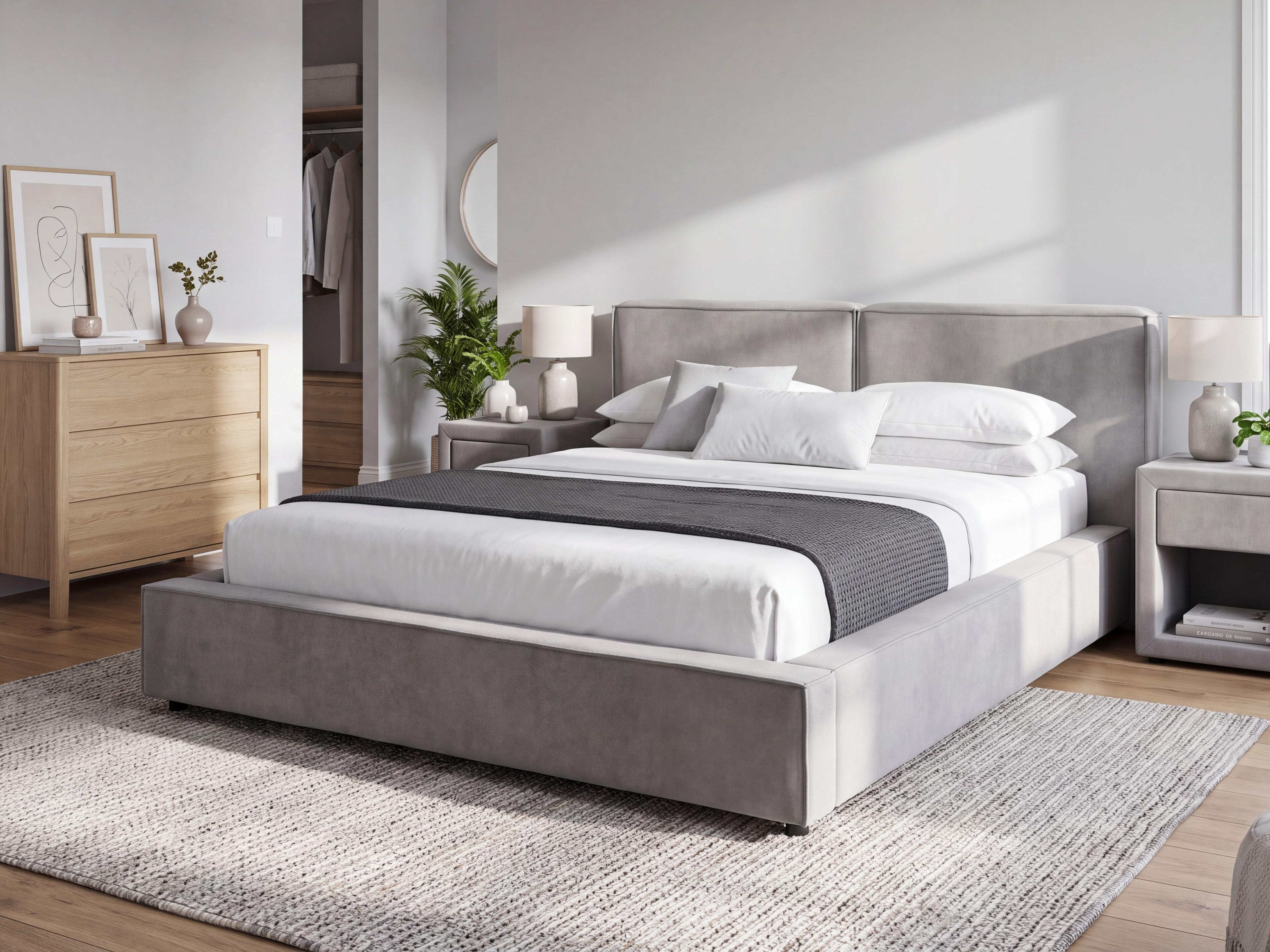 Housse De Sommier Profonde UYFRD - Jersey Extensible 4 Côtés - Pour Cacher Sommier Tapissier