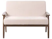 Living Room Set 6 Seater ESRUM Boucle Dark Brown/ Beige_1014993