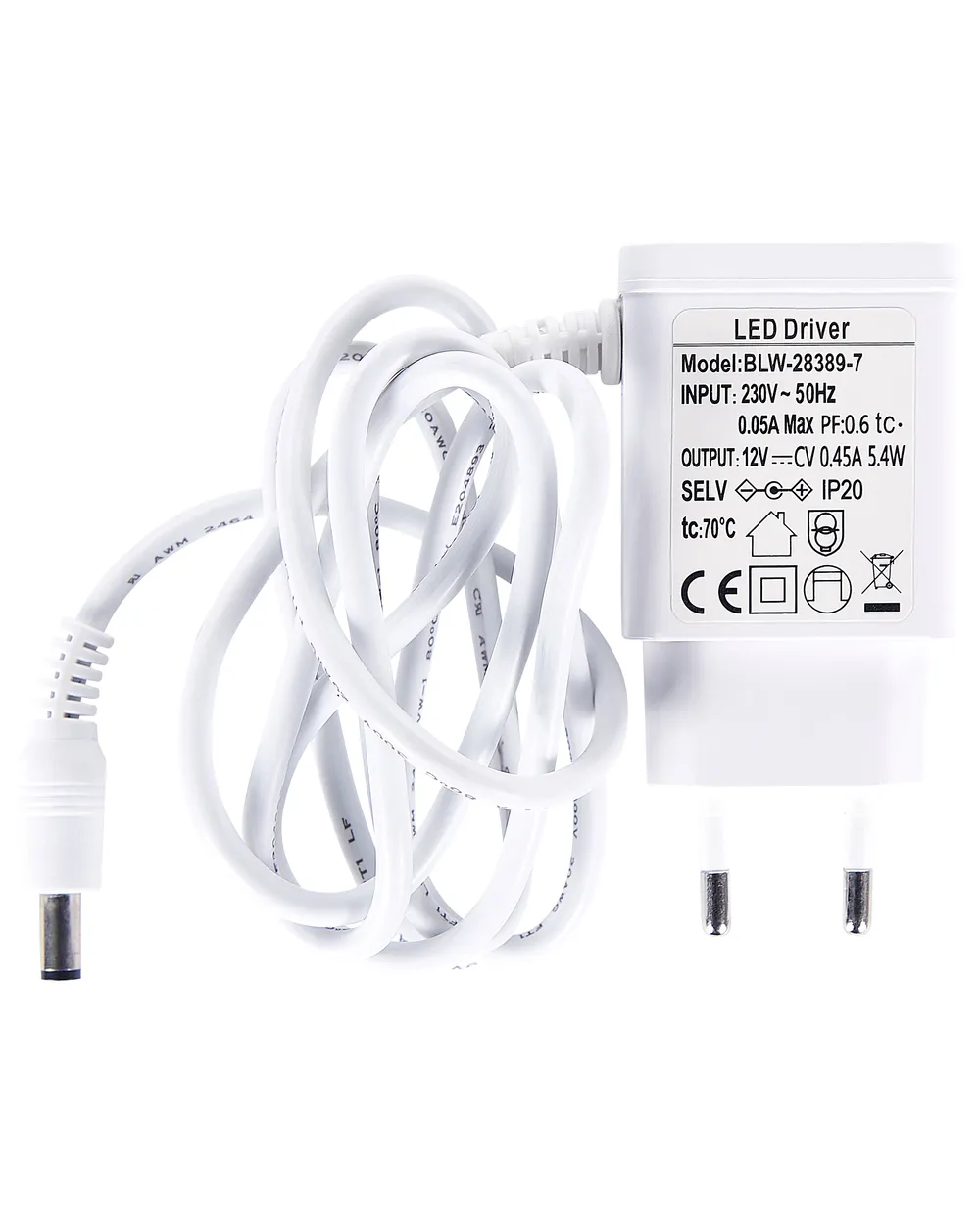 LED Floor Lamp ANDROMEDA with Dimmer Metal White_855342
