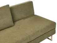 Sofa Bed 3 Seater JERSLEV Fabric Green_1012862