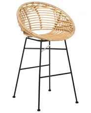 Set di 2 sedie alte WINDOM Rattan Naturale_1072224