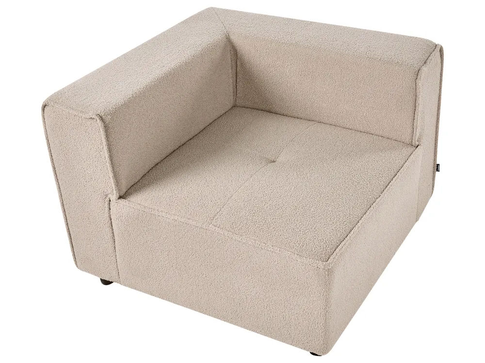 Divano modulare 2 posti AXEBO Bouclé Beige_1076066