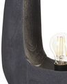 Dřevěná stolní lampa černá AJAY_867830