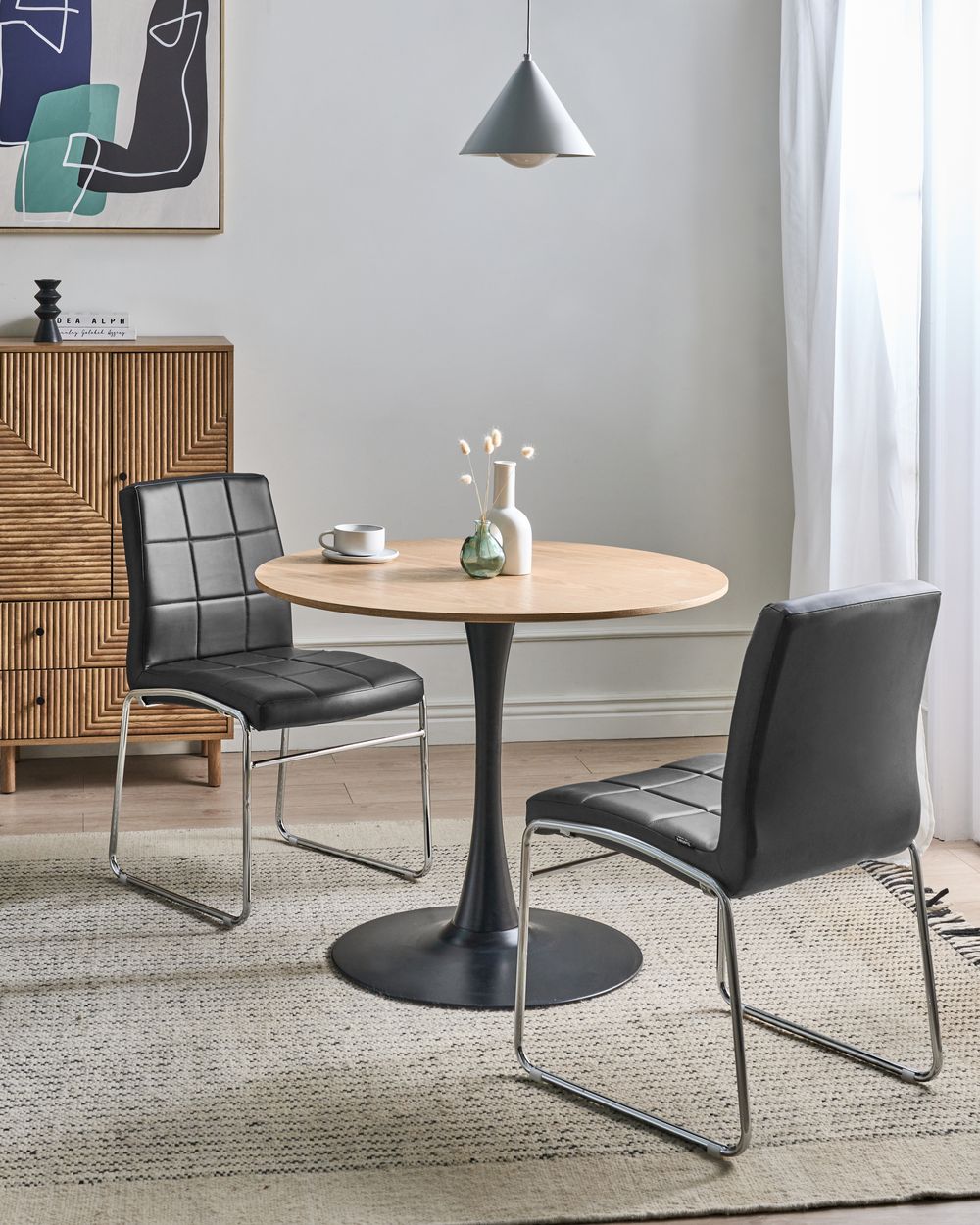 Conference Chair KIRON Faux Leather Black