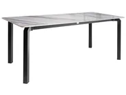 Garden Dining Table FELETTO 180 cm 90 cm Stone Grey Marble_1038172