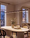 LED Hängeleuchte BADDANA Metall Schwarz