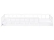 Kids Bed Pine Wood MEYMAC 90 x 200 cm (EU Single) White_970814