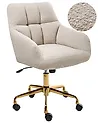 Desk Chair PALMDALE Boucle Light Beige