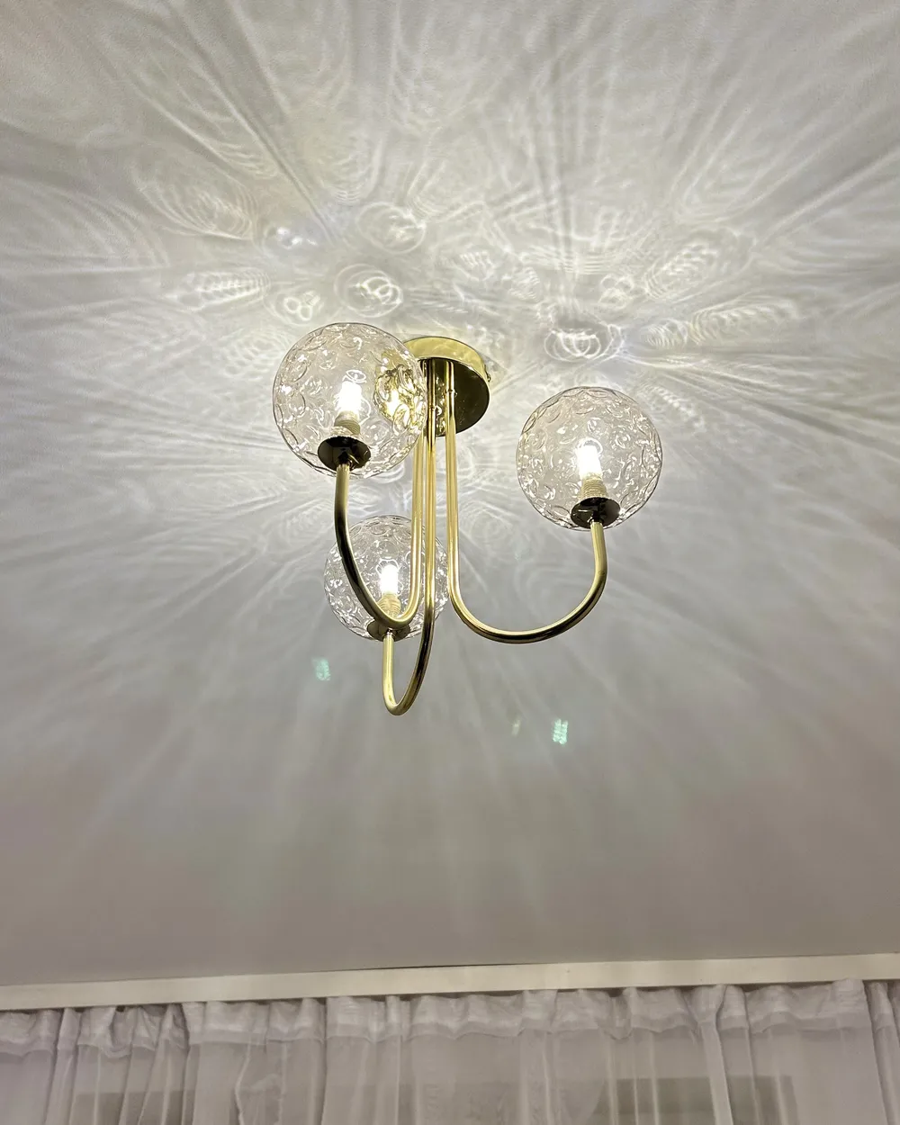 Ceiling Lamp ANADYR Glass Beige_961360
