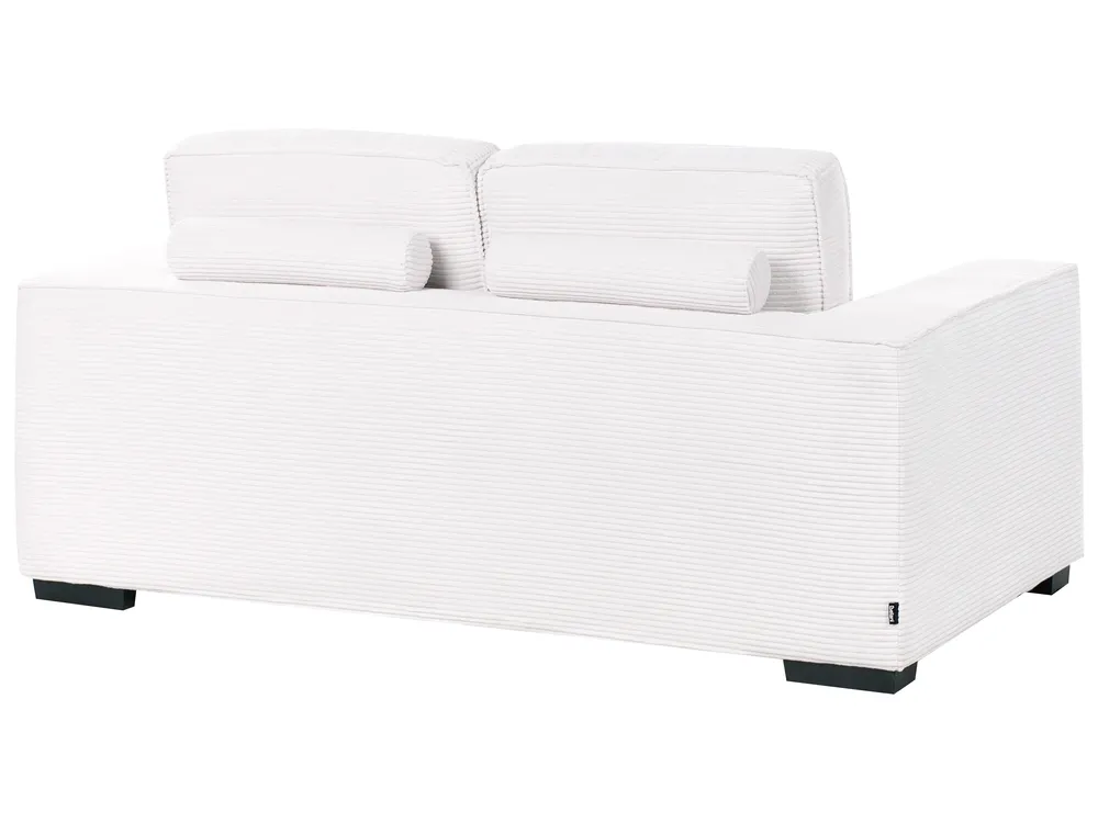 2 posti VIKRAN Velluto a coste Bianco sporco_969093