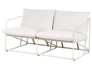 Divano da giardino 2 posti PONTE Metallo Beige chiaro_1013309