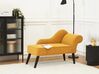 Chaise longue de tela mostaza derecho BIARRITZ_934330