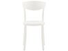 Salon de jardin table et 4 chaises blanc SERSALE/VIESTE_823846
