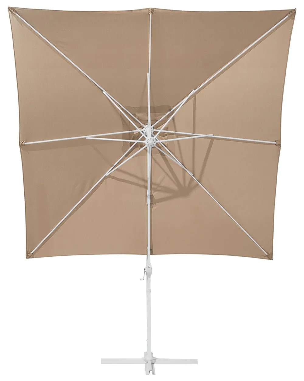 Parasol ogrodowy na wysięgniku 250 cm MONZA Ciemnobeżowy_699642