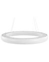 Hängelampe LED Metall weiss Ringform BAGO_824658