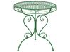 Table bistrot ALBINIA 70 cm 70 cm Métal Vert