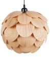 Lampa wisząca bambusowa naturalna BAMPUR_934796