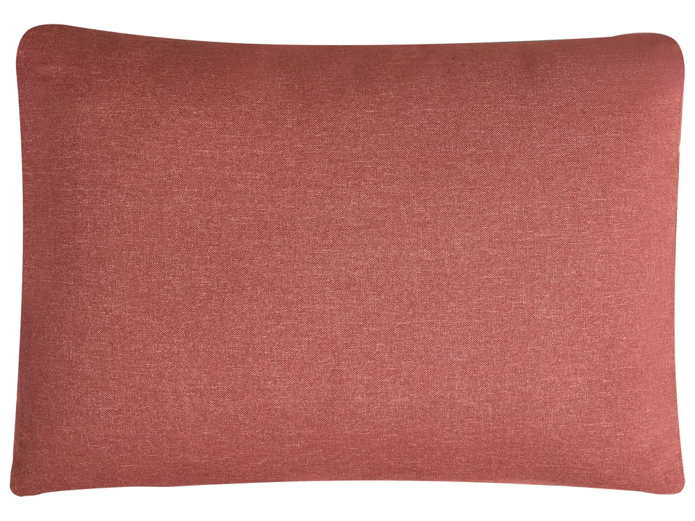 Garden Corner Sofa 5 Seater MARETTIMO Certified Acacia Wood Red Left Hand_1081701