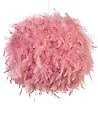 Pendant Lamp DRAVA Feathers Pink
