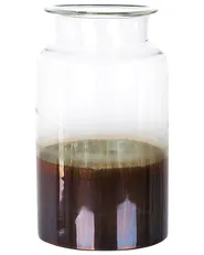 Vase à fleurs BHATURE 30 cm Verre Multicolore_830423
