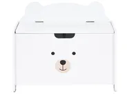 Skrzynia na zabawki MIMILI 48 cm z ławką Biały_1115573