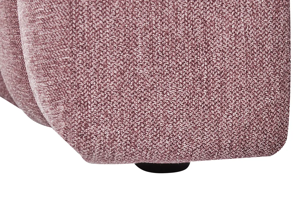 Chaise longue versione sinistra LANNILS Tessuto Rosa_942007