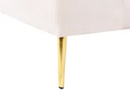 Divano semicircolare 4 posti MOSS Velluto Beige chiaro_851379