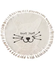 Tappeto per bambini ETSERI Beige ø 120 cm Cotone_906783