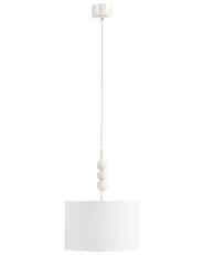 Pendant Lamp LOKY Metal White_1067564