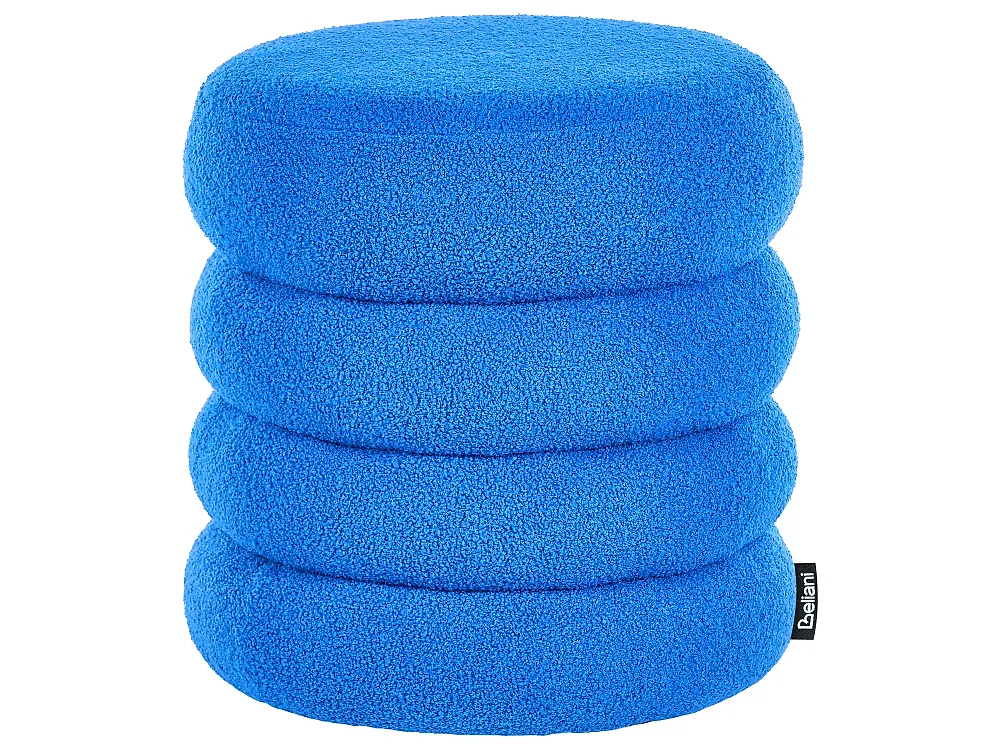 Pouffe SUMPTER Boucle Blue_1176589