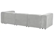 Modular Sofa 3 Seater FALSTERBO Corduroy Grey_916225