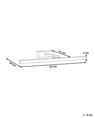 Luce LED per quadri e specchi ARROS Metallo Nero_1009736