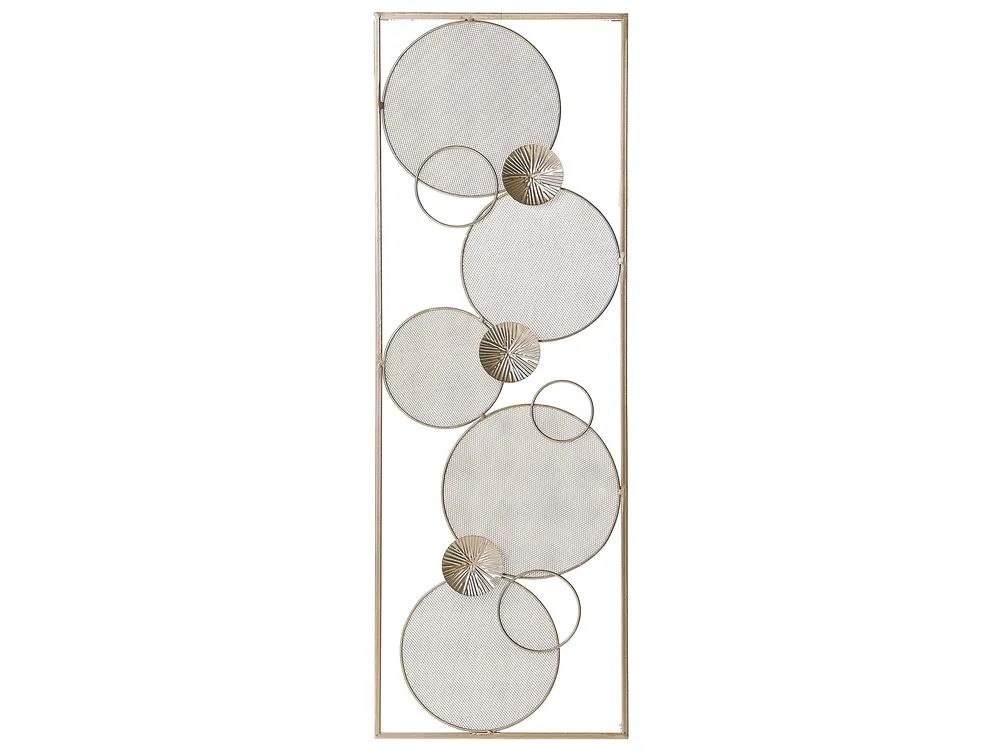 Dekoracja ścienna TUNGSTEN Metal 90 cm Złoty