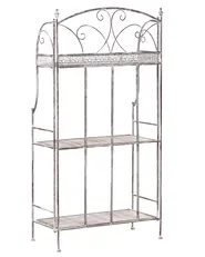 Regał VILLADOSE 60 cm 117 cm Metal Szary_1029413