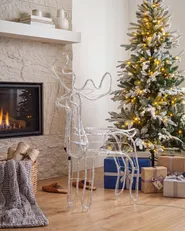 Outdoor Decoration LED INNNES 94 cm Reindeer White_1118449
