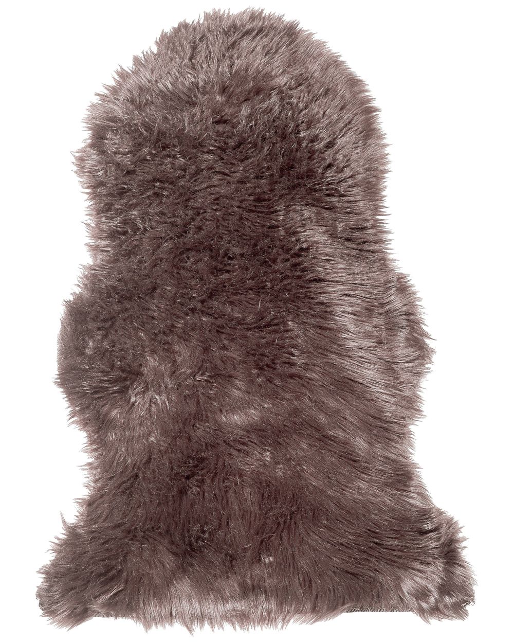 Faux Fur Rug MUNGO Brown 63 x 95 cm