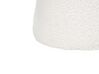 Pouf bouclé bianco ⌀ 45 cm TIOGA_897435