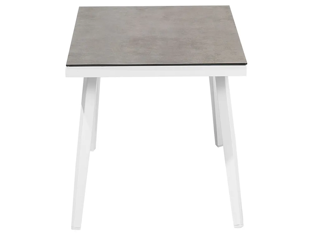 Garden Lounge Set with Table 4 Seater LATINA Metal Grey_702662