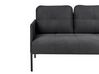 2 Seater Fabric Sofa Graphite Grey LAHTI_930595