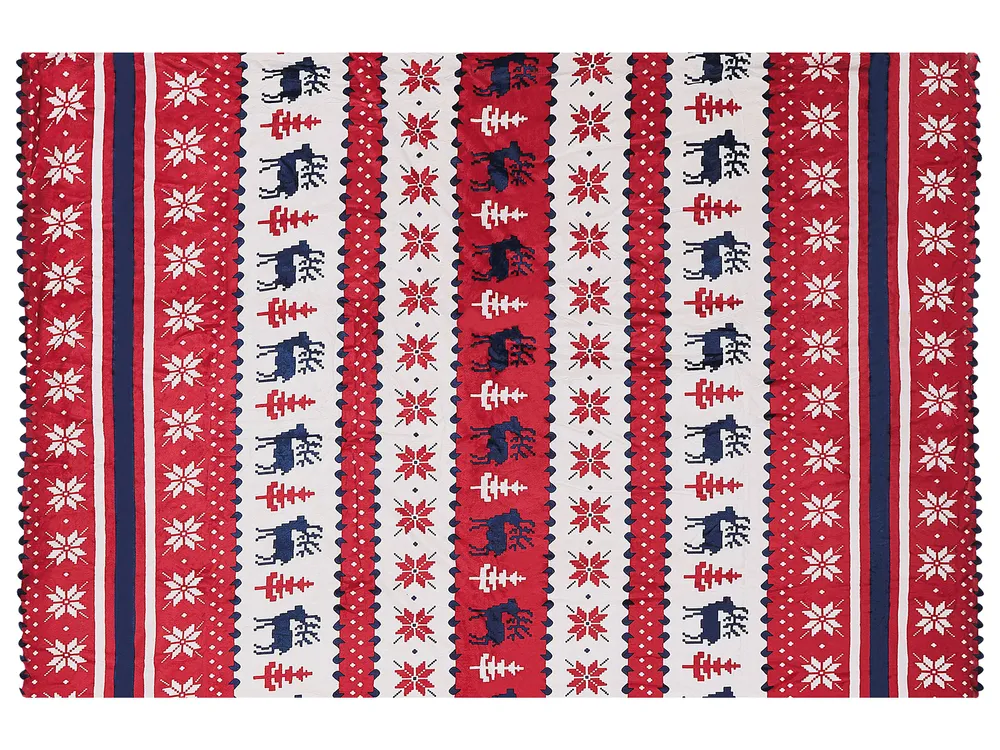Kuscheldecke REKA 150 x 200 cm Rot_796561