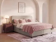 Divan Bed with Storage Fabric REGENT 180 x 200 cm (EU Super King) Taupe_1065388