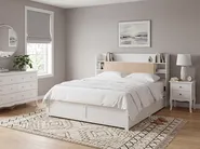 Bed with Storage Drawers BIZOU White 180 x 200 cm (EU Super King)_1033141