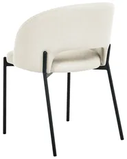 Set of 2 Dining Chairs PENNY Fabric Light Beige_1007309