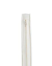 Set of 2 Garden Chairs with Cushions AZZANELLO Acacia Wood Off-White_956717