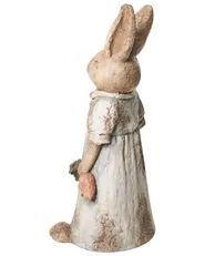Set di 2 statue da giardino BAROLO Coniglio Multicolore_1055062