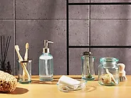 Set da 5 accessori per il bagno AMARGA Vetro Verde_1179814